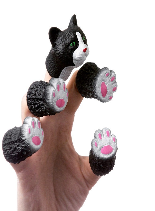 AQKILO Finger Puppet Set, Animals Puppet Show Theater Props, Novelty Toys Weird Stuff Gifts (Squirrel & Cat) - Image 3